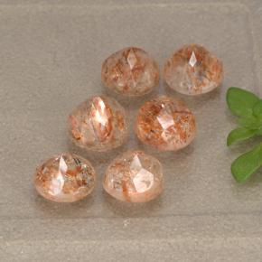 Achetez naturel 3.51ct Orange rougeâtre Pierre de Soleil  gems, Coupe roude, En provenance Inde chez GemSelect. En stock, livraison internationale!