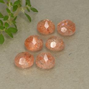 Achetez naturel 3.47ct Orange rougeâtre Pierre de Soleil  gems, Coupe roude, En provenance Inde chez GemSelect. En stock, livraison internationale!