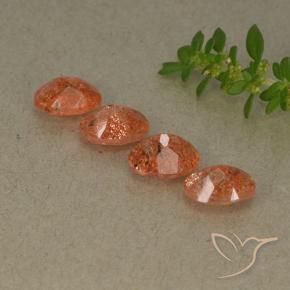Shop natural 3.26ct Orange gingembre Pierre de soleil gems, ovale, from Inde at GemSelect. In stock, global shipping!
