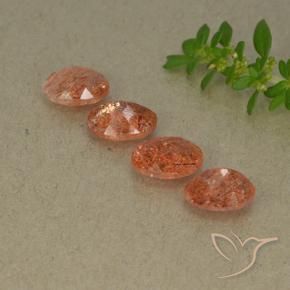 Shop natural 3.11ct Orange rougeâtre Pierre de soleil gems, ovale, from Inde at GemSelect. In stock, global shipping!