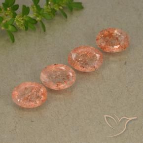 Shop natural 3.37ct Orange rougeâtre Pierre de soleil gems, ovale, from Inde at GemSelect. In stock, global shipping!