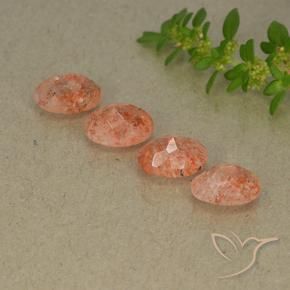 Shop natural 3.37ct Orange rougeâtre Pierre de soleil gems, ovale, from Inde at GemSelect. In stock, global shipping!