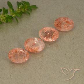 Shop natural 3.36ct Orange moyen-léger Pierre de soleil gems, ovale, from Inde at GemSelect. In stock, global shipping!