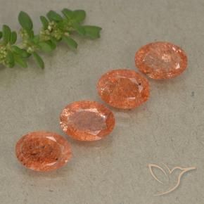 Shop natural 2.81ct Orange pamplemousse Pierre de soleil gems, ovale, from Inde at GemSelect. In stock, global shipping!