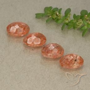 Shop natural 3.58ct Orange rougeâtre Pierre de soleil gems, ovale, from Inde at GemSelect. In stock, global shipping!