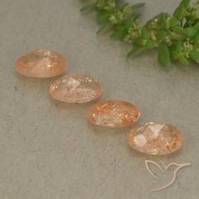Shop natural 2.94ct Orange clair Pierre de soleil gems, ovale, from Inde at GemSelect. In stock, global shipping!
