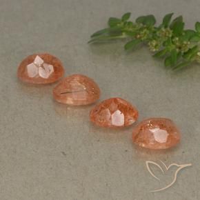 Shop natural 3.58ct Orange rougeâtre Pierre de soleil gems, ovale, from Inde at GemSelect. In stock, global shipping!