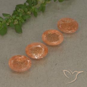 Shop natural 3.69ct Orange moyen Pierre de soleil gems, ovale, from Inde at GemSelect. In stock, global shipping!