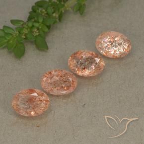 Shop natural 3.39ct Orange tigre léger Pierre de soleil gems, ovale, from Inde at GemSelect. In stock, global shipping!