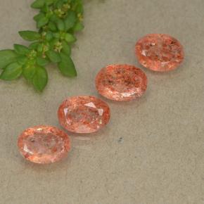 Achetez naturel 2,78ct orange pierre de soleil gems, coupe ovale, en provenance inde chez gemselect. en stock, livraison internationale!