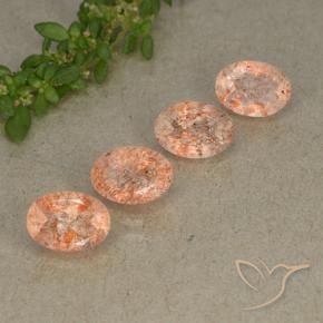 Shop natural 3.48ct Orange clair Pierre de soleil gems, ovale, from Inde at GemSelect. In stock, global shipping!