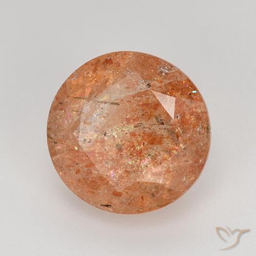 Pierre de soleil Orange moyen naturelle Tour, 4.17 ct, Translucide