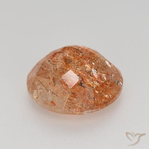 Pierre de soleil Orange moyen naturelle Tour, 4.17 ct, Translucide