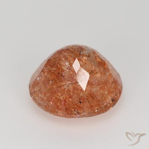 Pierre de soleil Orange moyen naturelle Tour, 4.25 ct, Translucide