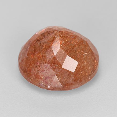 Pierre de Soleil  Orange moyen naturelle Coupe roude, 4.81 ct, Translucide