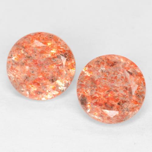 Achetez naturel 1.60ct Orange gingembre Pierre de Soleil  gems, Coupe roude, En provenance Inde chez GemSelect. En stock, livraison internationale!