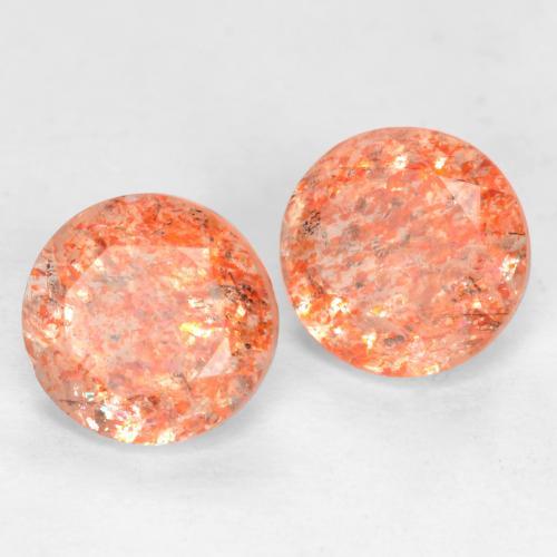 Achetez naturel 1.60ct Orange gingembre Pierre de Soleil  gems, Coupe roude, En provenance Inde chez GemSelect. En stock, livraison internationale!