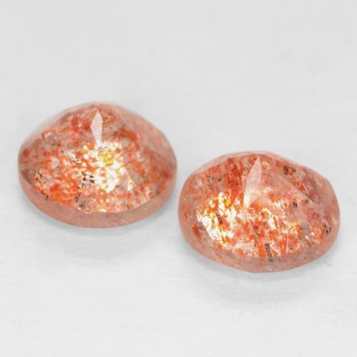 Achetez naturel 1.60ct Orange gingembre Pierre de Soleil  gems, Coupe roude, En provenance Inde chez GemSelect. En stock, livraison internationale!