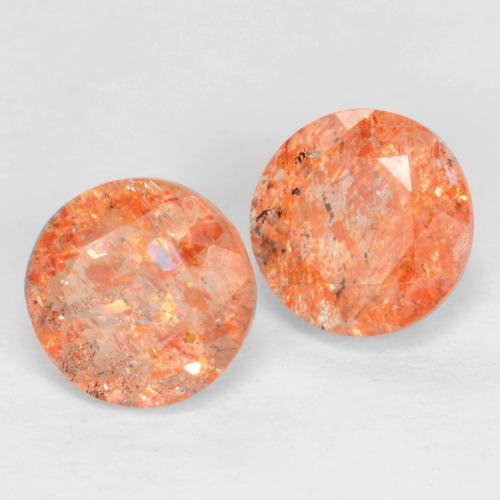 Achetez naturel 1.67ct Orange moyen Pierre de Soleil  gems, Coupe roude, En provenance Inde chez GemSelect. En stock, livraison internationale!