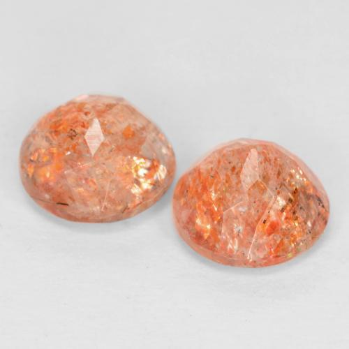 Achetez naturel 1.67ct Orange moyen Pierre de Soleil  gems, Coupe roude, En provenance Inde chez GemSelect. En stock, livraison internationale!