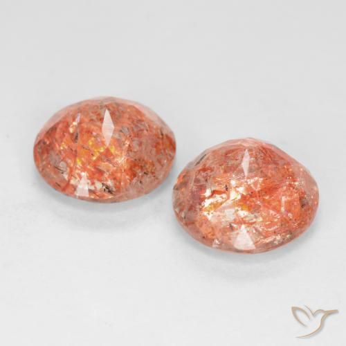 Shop natural 3.37ct Orange rougeâtre Pierre de soleil gems, Tour, from Inde at GemSelect. In stock, global shipping!