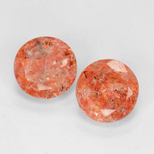 Achetez naturel 1.54ct Orange pamplemousse Pierre de Soleil  gems, Coupe roude, En provenance Inde chez GemSelect. En stock, livraison internationale!