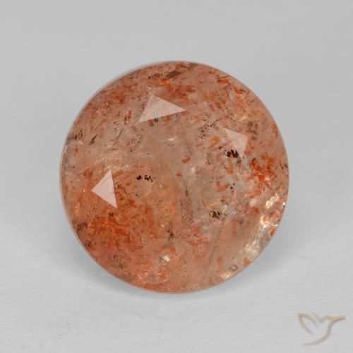 4.41ct Naturel Orange moyen Pierre de soleil, Tour, Translucide