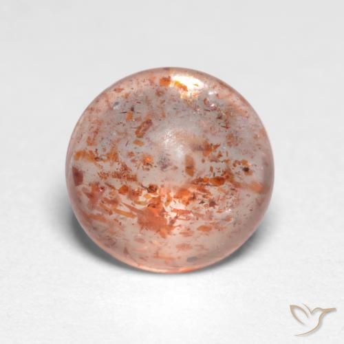 Pierre de soleil Pêche Orange naturelle Tour, 1.16 ct, Translucide