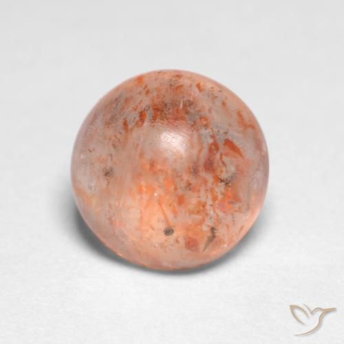 Pierre de soleil Orange clair naturelle Tour, 1.21 ct, Translucide