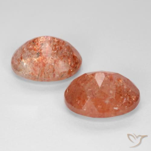 Shop natural 4.91ct Orange pamplemousse Pierre de soleil gems, ovale, from Inde at GemSelect. In stock, global shipping!