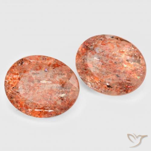 Shop natural 4.75ct Orange rougeâtre Pierre de soleil gems, ovale, from Inde at GemSelect. In stock, global shipping!
