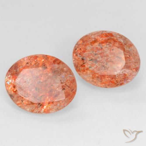 Shop natural 4.38ct Orange rougeâtre Pierre de soleil gems, ovale, from Inde at GemSelect. In stock, global shipping!