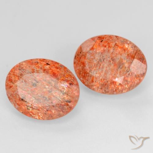 Shop natural 4.65ct Orange moyen Pierre de soleil gems, ovale, from Inde at GemSelect. In stock, global shipping!