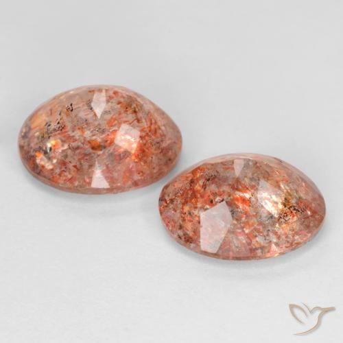 Shop natural 4.83ct Orange chaud Pierre de soleil gems, ovale, from Inde at GemSelect. In stock, global shipping!