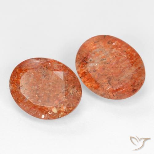 Shop natural 4.99ct Orange pamplemousse Pierre de soleil gems, ovale, from Inde at GemSelect. In stock, global shipping!