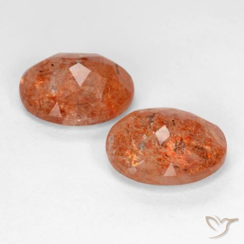 Shop natural 4.77ct Orange rougeâtre Pierre de soleil gems, ovale, from Inde at GemSelect. In stock, global shipping!