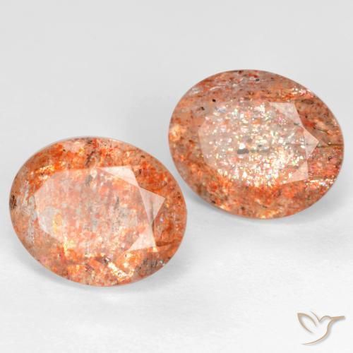 Shop natural 5.73ct Orange gingembre Pierre de soleil gems, ovale, from Inde at GemSelect. In stock, global shipping!