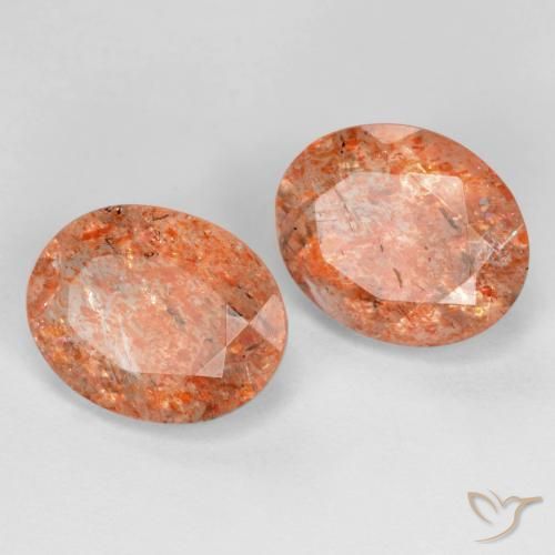 Shop natural 4.30ct Orange pamplemousse Pierre de soleil gems, ovale, from Inde at GemSelect. In stock, global shipping!