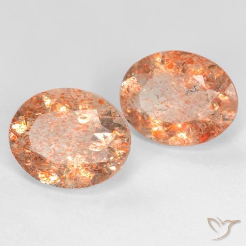 Shop natural 4.22ct Orange clair Pierre de soleil gems, ovale, from Inde at GemSelect. In stock, global shipping!