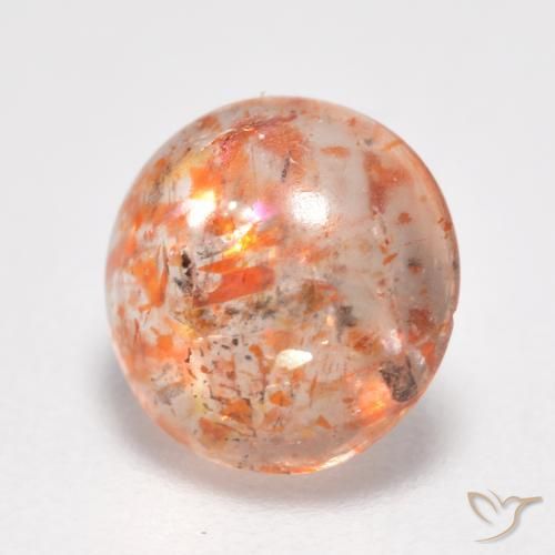 Pierre de soleil Orange moyen naturelle Tour, 1.04 ct, Translucide