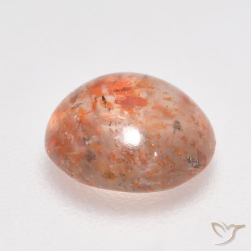 Pierre de soleil Orange moyen naturelle Tour, 1.04 ct, Translucide