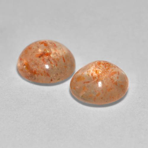 Achetez naturel 1,48ct orange pierre de soleil gems, coupe roude, en provenance inde chez gemselect. en stock, livraison internationale!