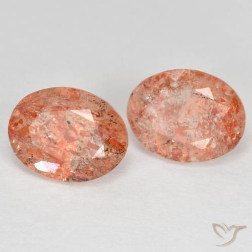 Shop natural 2.53ct Orange moyen-léger Pierre de soleil gems, ovale, from Inde at GemSelect. In stock, global shipping!