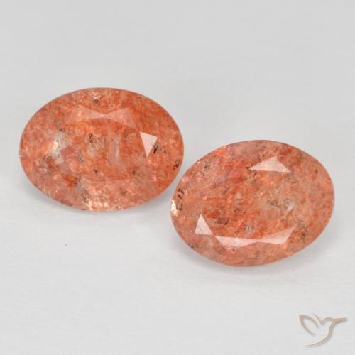 Shop natural 2.19ct Orange pamplemousse Pierre de soleil gems, ovale, from Inde at GemSelect. In stock, global shipping!