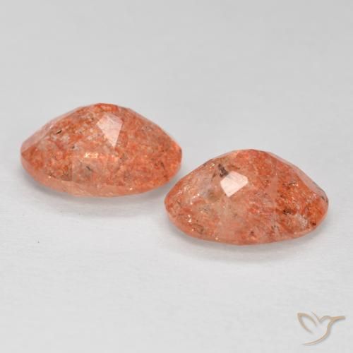 Shop natural 2.19ct Orange pamplemousse Pierre de soleil gems, ovale, from Inde at GemSelect. In stock, global shipping!