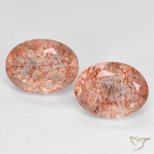 Achetez naturel 2,81ct orange pierre de soleil gems, coupe ovale, en provenance inde chez gemselect. en stock, livraison internationale!