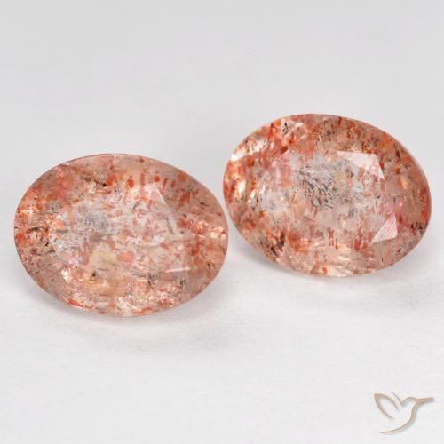 Achetez naturel 2,81ct orange pierre de soleil gems, coupe ovale, en provenance inde chez gemselect. en stock, livraison internationale!