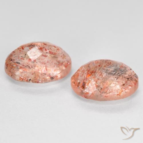 Achetez naturel 2,81ct orange pierre de soleil gems, coupe ovale, en provenance inde chez gemselect. en stock, livraison internationale!
