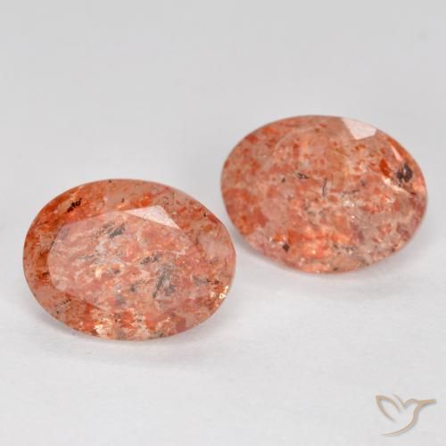 Shop natural 2.28ct Orange rougeâtre Pierre de soleil gems, ovale, from Inde at GemSelect. In stock, global shipping!