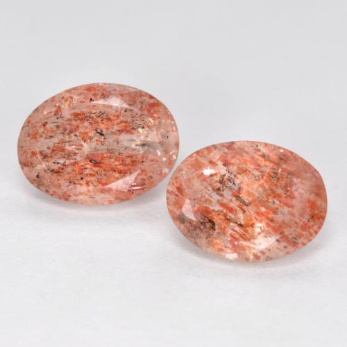 Achetez naturel 2.28ct Orange rougeâtre Pierre de Soleil  gems, Coupe ovale, En provenance Inde chez GemSelect. En stock, livraison internationale!